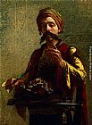 Millet Paintings - The Turkish Soldier by Francis Davis Millet